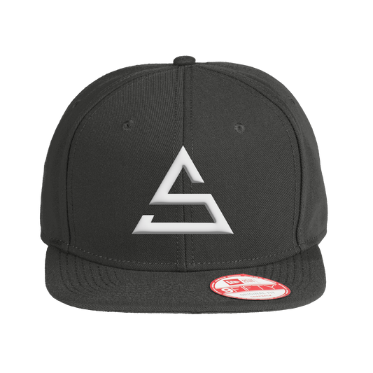 Adam Sanders Flat Bill Logo Hat