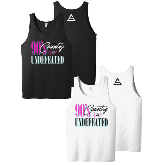 Adam Sanders 90's Country is Undefeated Unisex Tank